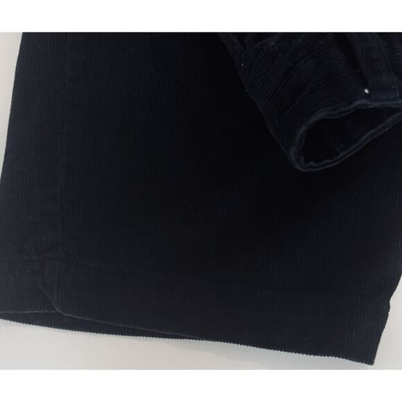 CHAPS MEN'S BLACK CORDUROY STRAIGHT LEG PANTS SIZE 38X30 - Picture 9 of 11